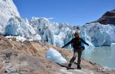 Passeio na geleira Viedma, no Parque Nacional Los Glaciares, região de El Chaltén, no sul da Argentina